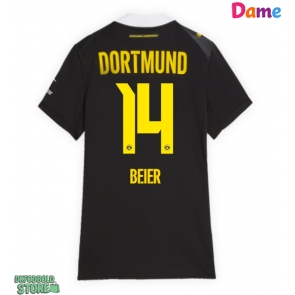 Borussia Dortmund Maximilian Beier #14 Replika Udebanetrøje Dame 2026-27 Kortærmet